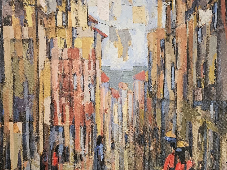 Fragmentos de Lisboa Antiga — pintura original de Rui Carruço