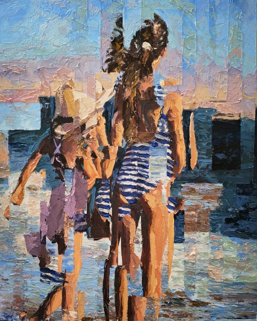 Coleção Pela Praia — pintura de Rui Carruço